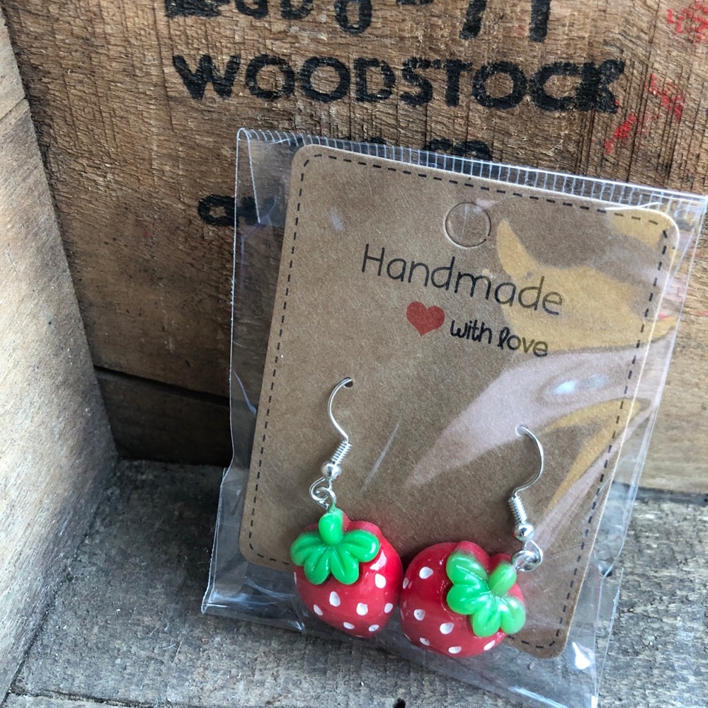 New Strawberry earrings
